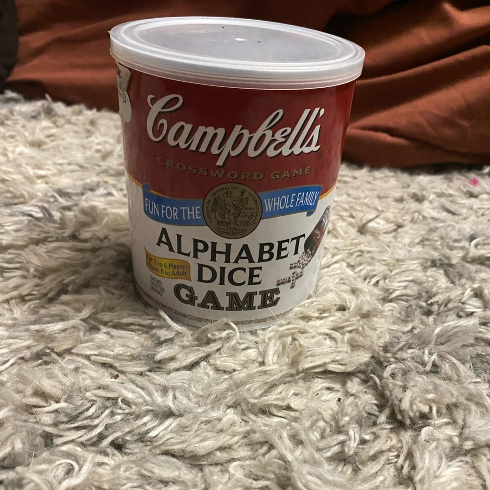 Campbell's Alphabet Dice Game - Red and White